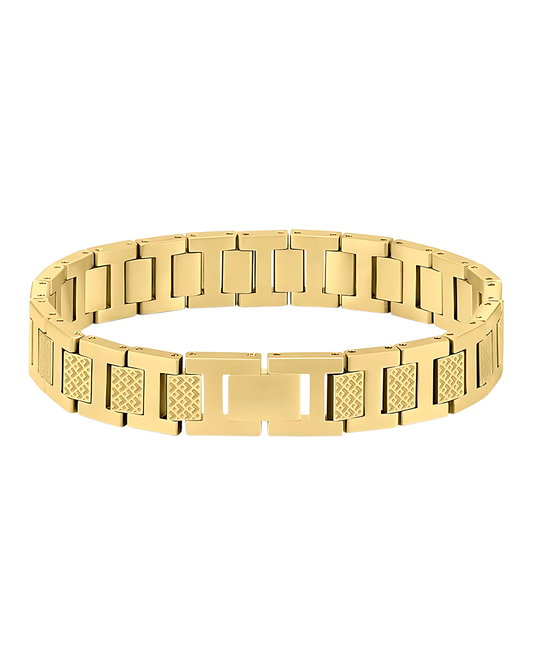 (3) BRAZALETE METROPOLE - DORADO